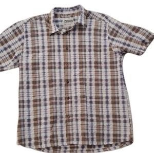 Mountain khakis button down shirt large